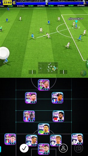 This Formation 4-3-3 makes Quick Counter Gameplay effortless🔥! #shorts #efootball