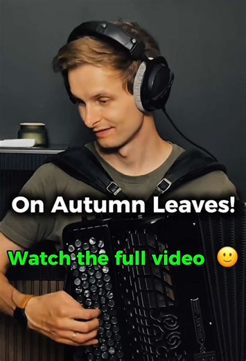 Wanna improve your jazz accordion skills? Here’s a simple exercise you can use on Autumn Leaves and beyond! 👉 Full video – link in bio #accordion #jazzaccordion #shortlesson #autumnleaves #improv