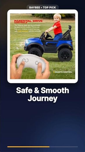 Baybee Bronco: The Ultimate Electric Jeep for Kids! Ride-On Fun!