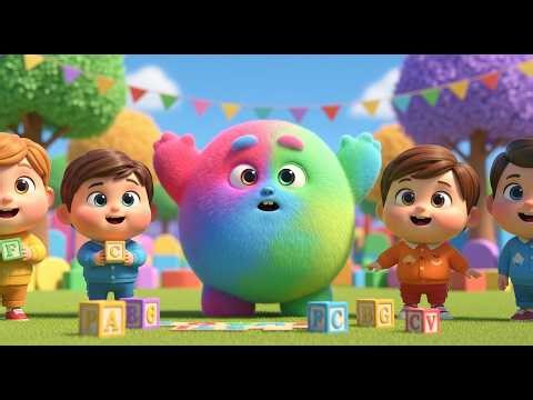 ABC Kids vs Giant Color Monster 🌈👾 | Alphabet Learning Battle & Fun Challenge for Kids