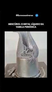 MERCÚRIO - O METAL LÍQUIDO DA TABELA PERIÓDICA! #ciencia #física #química #curiosidades