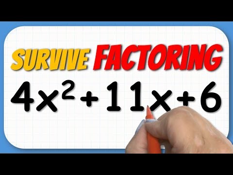Factor ANY Trinomial Without Guessing | The AC Method
