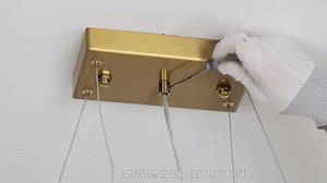 WDETR 35.5 in. Dimmable 16-Light Crystal Chandelier Modern Gold Rectangular Chandelier with Clear and Crystal Accents SPM-1250904-V1