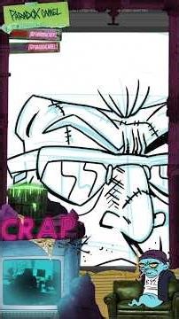 Timmy and Boo in Frankenstein (2025) speed paint Part 1 #frankenstein #illustration #cartoon