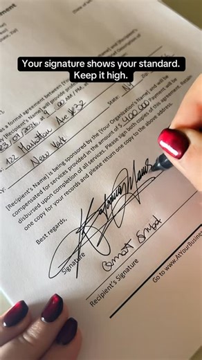 The Official Signature Designer 🥇 on Instagram: "You only need one second to leave an impression 🖌️ Make sure your name does it for you. · With custom design, your signature becomes a mark of confidence and class. Link in bio to get started. · #ElegantSignature #LuxuryDesigns #YourNameYourBrand #CustomInk #IdentityMatters #VisualUpgrade #ModernCalligraphyStyle #NameConfidence #LinkInBio"