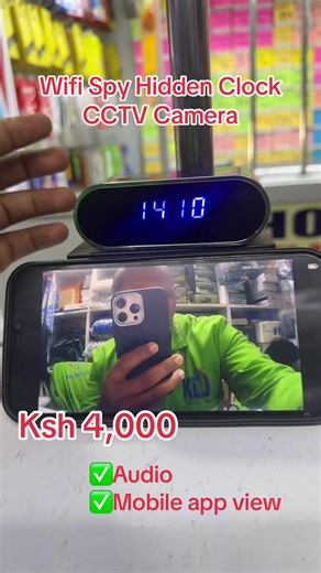 Discover the Wifi Spy Hidden Clock CCTV Camera