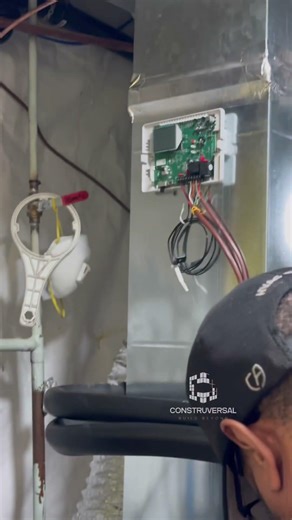 Aprilaire humidifier installation series 800 #hvac #construction #humidifier #installation #furnace