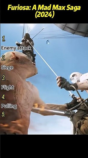 Furiosa: A Mad Max Saga (2024) ｜Deathriders Ambush The War Rig
