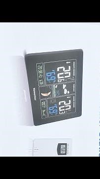 Newentor wireless weather station unpacking and installation