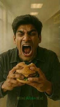 Alien Kid vs Raka Don | School Canteen Comedy 👽🍔🔥 #Shorts