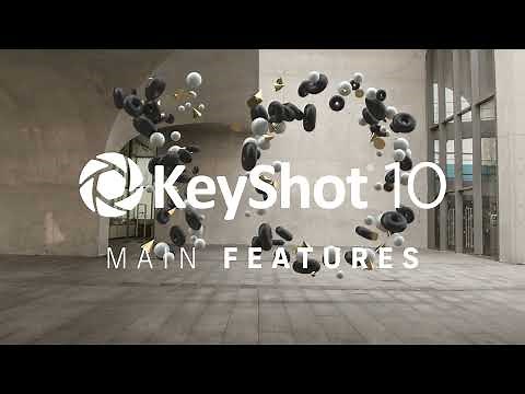 KeyShot 10 新功能"60秒"快速介紹－動畫、材質、燈光更新什麼？搶先看~