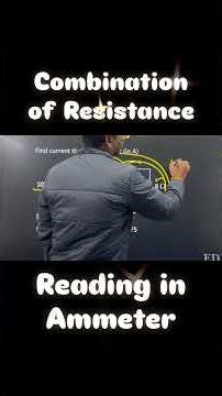 How to calculate current in resistance network | reading of ammeter in circuit |