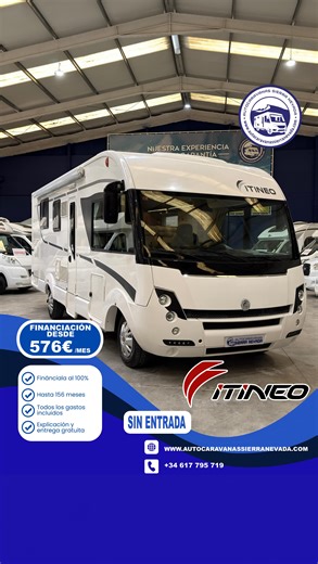 AUTOCARAVANA INTEGRAL ITINEO MB740 En Autocaravanas Sierra Nevada llevamos más de 22 años ayudando a nuestros clientes a cumplir el sueño de viajar con libertad. Cada vehículo es revisado y reacondicionado a fondo, cuidando cada detalle para que luzca, funcione y se sienta como nuevo, preparado para ofrecer años de fiabilidad y disfrute. Para más información o precio 💵 consulté en nuestra web www.autocaravanassierranevada.com o haga click 👉🖱️ en nuestro enlace ⬇️👇 https://autocaravanassierra