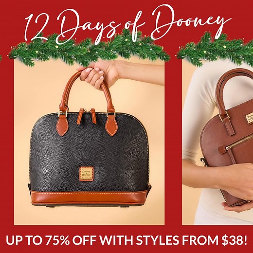 You heard that right, everyone's favorite sale is back and better than ever. Shop over 1400 styles, up to 70% off right now! | Dooney & Bourke