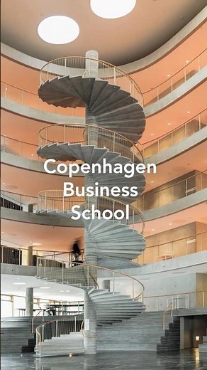 Atrium design of the Copenhagen Business School, Frederiksberg