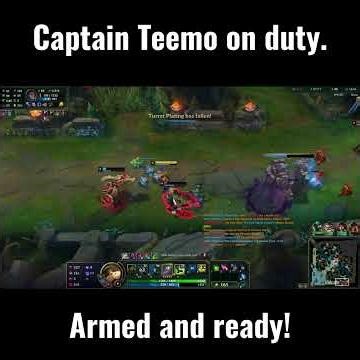 Captain Teemo on duty【68】 #leagueoflegends #teemo #shorts