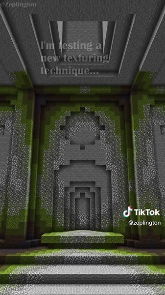 Minecraft Jungle Temple Texturing Project