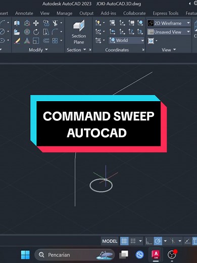 Mastering the Sweep Command in AutoCAD