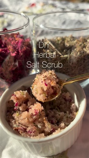 2.1K views · 6.7K reactions | DIY Herbal Salt Scrub  A simple,...