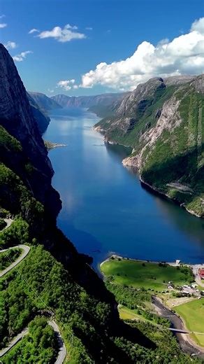 Lysefjord, Lysebotn Norway Majestic Fjords & Scenic Cliffs