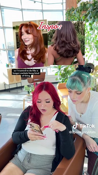 Ms. Ruby's Red Hair Transformation with Layers & Bangs