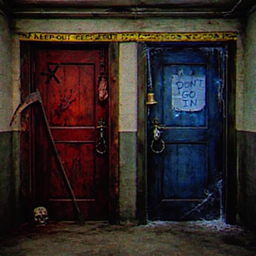 Выбор двери: Красная или Синяя?