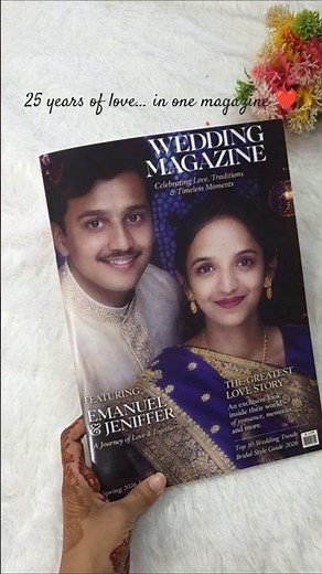 25 Years Wedding Magazine 💍 | Customized Anniversary Gift Idea | Unique Wedding Memory Book