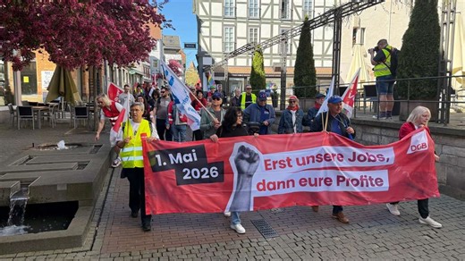 Mai-Kundgebungen in Bad Hersfeld und Philippsthal