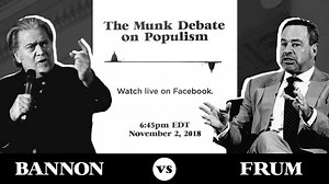 86K views · 2.4K reactions | To better understand whether the surging populist sentiment in Western nations signals a permanent shift in our politics, or is a passing phenomenon, on Friday, November 2, 2018, the Munk Debates will move the motion: Be it resolved, the future of western politics is populist, not liberal. | The Munk Debates | Facebook