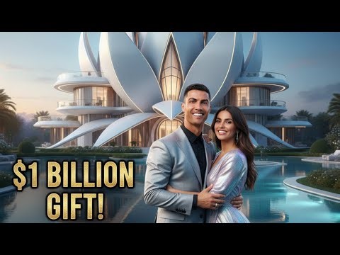 "Cristiano Ronaldo Gifts His Wife a $1 BILLION Futuristic Lotus Mansion"