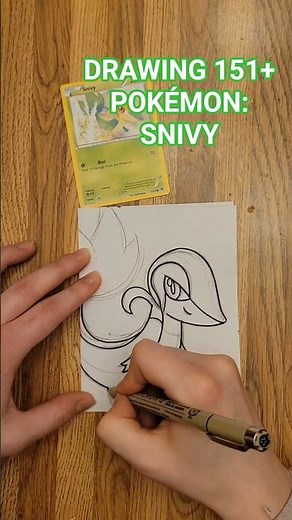 Pokémon Lottery: Snivy [Day: 175] #snivy #pokemon #art #drawing