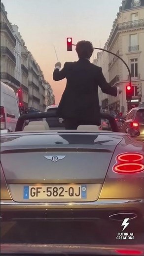 🎻 Il dirige les klaxons de Paris comme un orchestre 😭