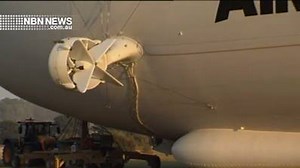 7.6K views · 87 reactions | BIG BLIMP: The world's biggest aircraft has taken to the skies for the first time. The Airlander is a cross between a blimp, a helicopter and a plane and is a staggering 92-metres long. Nicknamed the 'flying bum', the aircraft is filled with helium and can stay in the air for up to two weeks. #NBNNews | NBN Television | Facebook