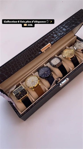 Montres homme : collection 6 montres élégantes pour cadeau parfait