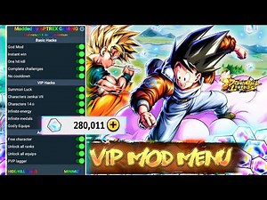 Dragon Ball Legends V6.21.0 VIP MOD MENU APK / Chrono Crystals & All New Characters Unlocked