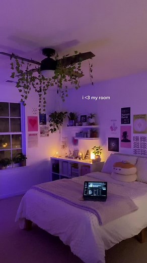 Cozy Aesthetic Room Tour at Night with That Girl TikTok
