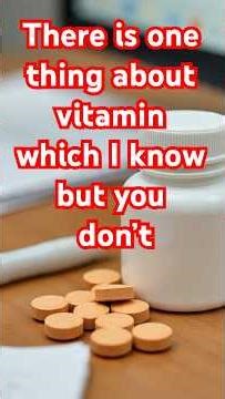 There’s ONE thing about *Vitamin X* that most people don’t!#VitaminFacts#HealthHack#NutritionMyth