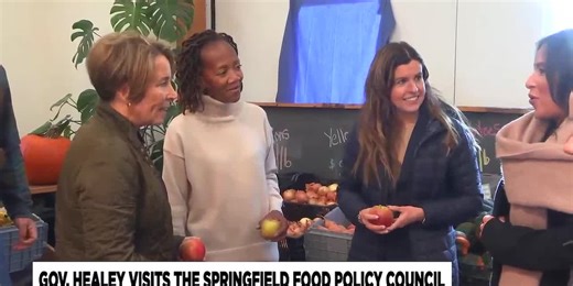 Gov. Healey visits The Springfield Food Policy Council