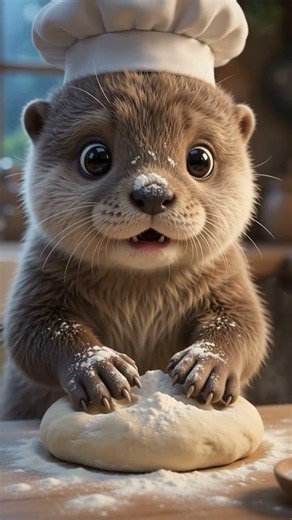 This Baby Otter Wakes up Early to Bake Honey Bread... 😭🦦🍞🦦 | Otter Paradise