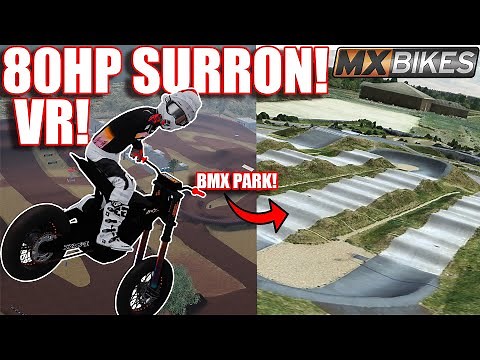 RIDING A 100 HORSEPOWER SURRON IN VR ON MXBIKES WAS AMAZING!
