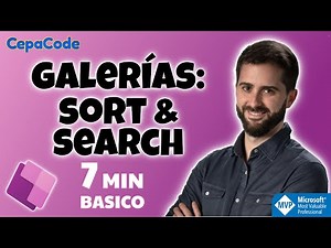 Power Apps - Galerías: Sort & Search