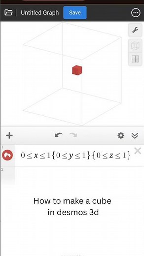 how to make a cube in desmos 3d.