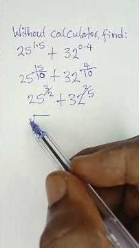 Without Calculator Can You Simplify these Exponents? Try it!
