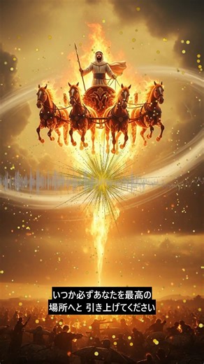 💖 預言者エリヤを運んだ火の戦車！聖書が記す驚異の空中移動と天への昇天