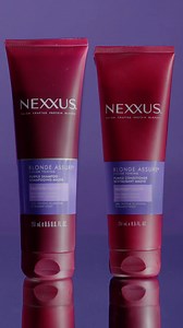 Brilliant blonde, backed by science 溺 Blonde Assure works to neutralize & brighten blonde hair, created with violet pigments that deliver salon-fresh results. Learn more about our Blonde Assure line at nexxus.com | Nexxus | Facebook