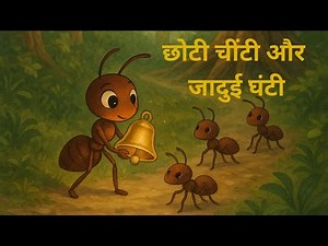 छोटी चींटी और जादुई घंटी 🐜✨ | Hindi Moral Story for Kids | नैतिक कहानी