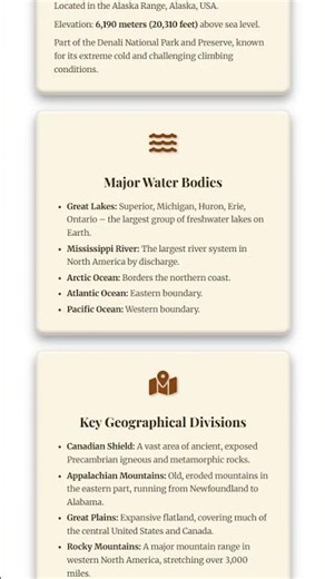 North America: Physical Geography and Key Features