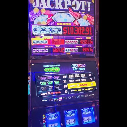 Super Jackpot Wild Gems Handpay ‪@FJslots956‬ @ Kickapoo Lucky Eagle Casino