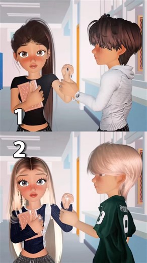 Which Couple Are You? ❤️ 1 or 2? 👇#zepeto #shorts