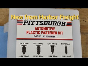 Automotive Plastic Fastener Kit from Harbor Freight #jeepxj #harborfreight